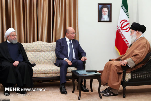 Leader meets with Iraqi president