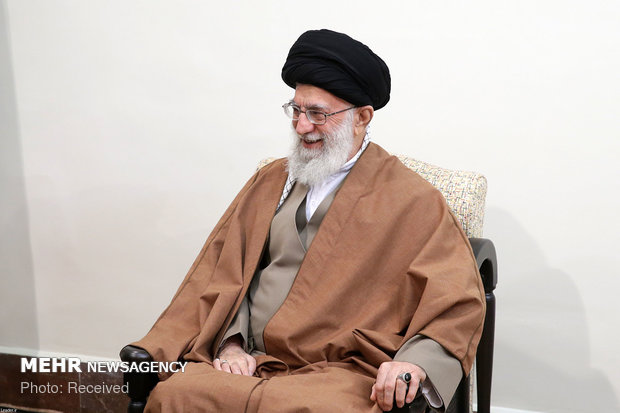 Berhem Salih'in İslam Devrimi Lideri’yle görüşmesinde kareler