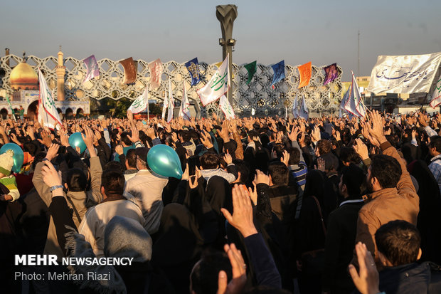 جشن بزرگ بیعت با بقیة الله الاعظم(عج) در تهران