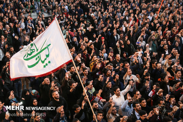 جشن بزرگ بیعت با بقیة الله الاعظم(عج) در تهران