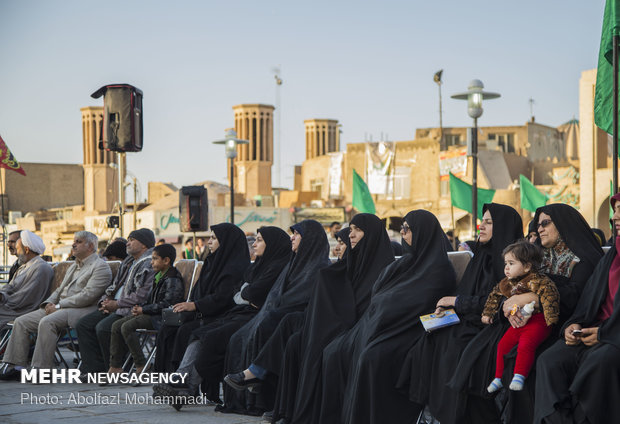 اجتماع  مردمی بیعت با امام عصر (عج) در یزد