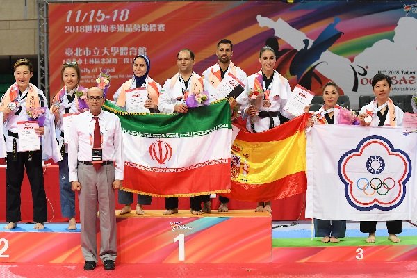 1 gold, 2 bronze added to Iran’s tally at World Poomsae C’ships