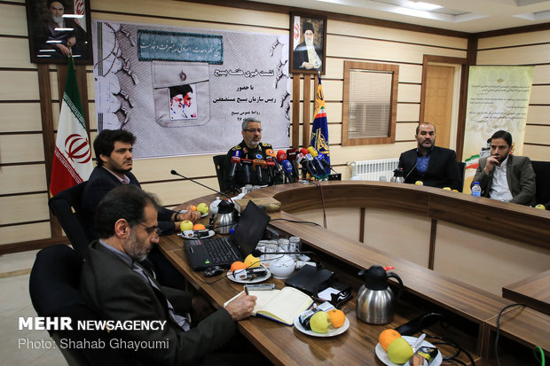 نشست خبری سردار غلامحسین غیب پرور به مناسبت هفته بسیج