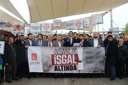Turkish people hold rallies to condemn Saudi-led coalition’s crimes in Yemen