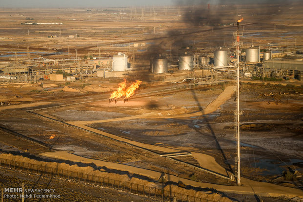 اهواز در محاصره دودکش های نفت