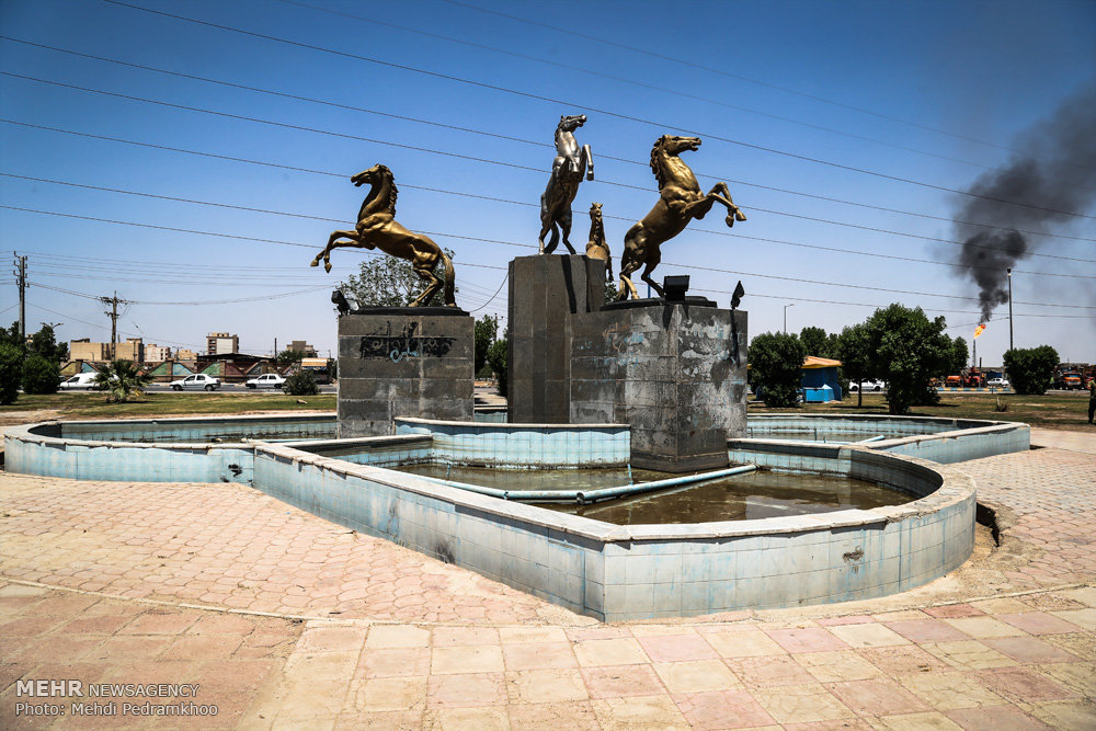 آلودگی هوا در ۹ شهر استان خوزستان