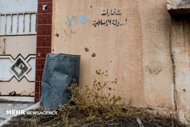 نیروهای حشد شعبی در جستجوی داعش‎