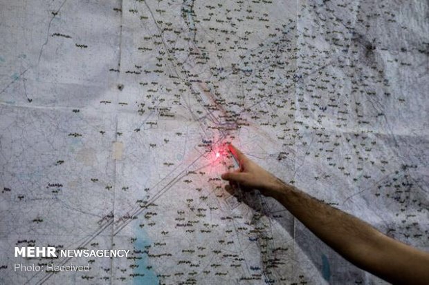 نیروهای حشد شعبی در جستجوی داعش‎