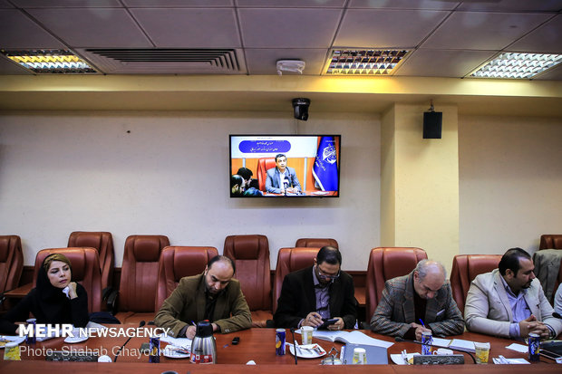 نشست خبری محمد رضا اله یار معاون مهندسی و توسعه زیربناهای سازمان بنادر و دریانوردی