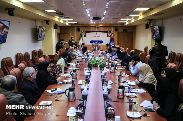 نشست خبری محمد رضا اله یار معاون مهندسی و توسعه زیربناهای سازمان بنادر و دریانوردی