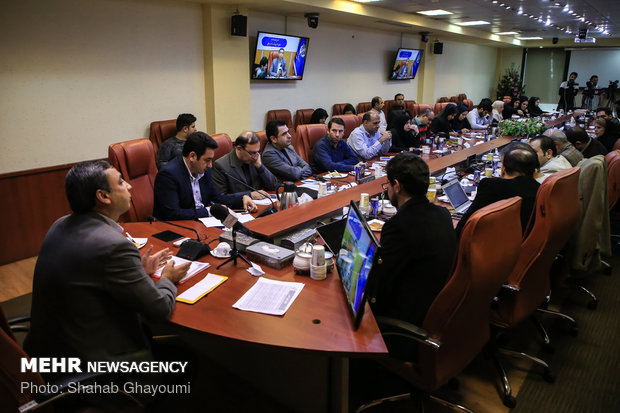 نشست خبری محمد رضا اله یار معاون مهندسی و توسعه زیربناهای سازمان بنادر و دریانوردی