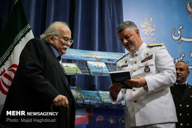 Iranian navy commander’s press conference