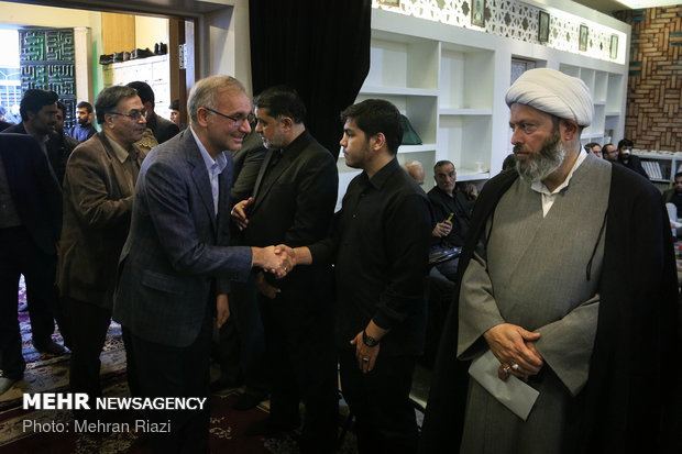 مراسم یادبود جهادگر شهید امیر اژدری