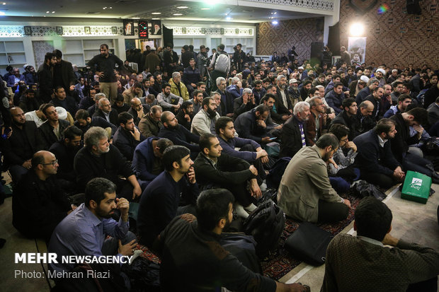 مراسم یادبود جهادگر شهید امیر اژدری