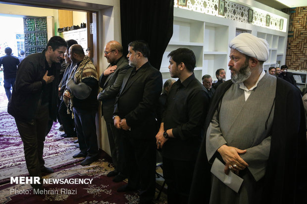 مراسم یادبود جهادگر شهید امیر اژدری