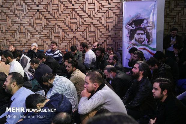 مراسم یادبود جهادگر شهید امیر اژدری