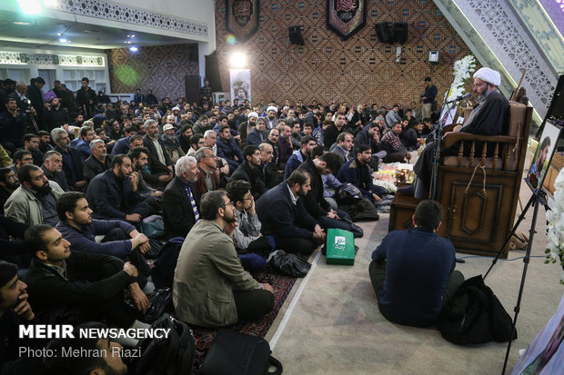 مراسم یادبود جهادگر شهید امیر اژدری