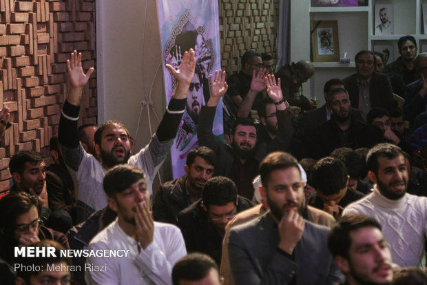 مراسم یادبود جهادگر شهید امیر اژدری