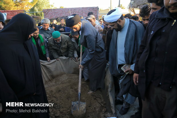 Funeral of 3 Holy Shrine Defenders in Qom