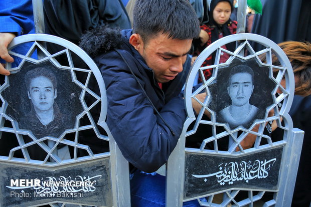 Funeral of 3 Holy Shrine Defenders in Qom