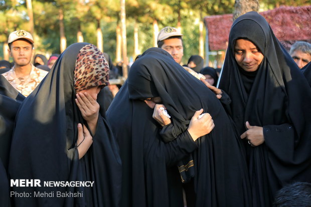 Funeral of 3 Holy Shrine Defenders in Qom