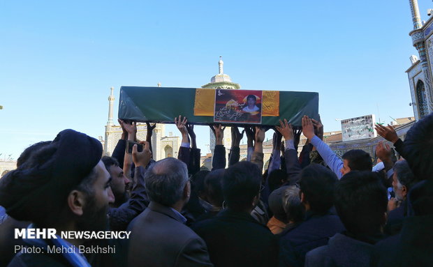 Funeral of 3 Holy Shrine Defenders in Qom