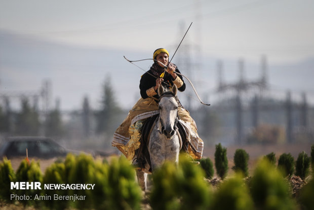 Intl. horseback archery championship in Shiraz 