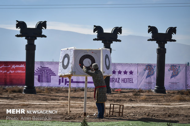 Intl. horseback archery championship in Shiraz 