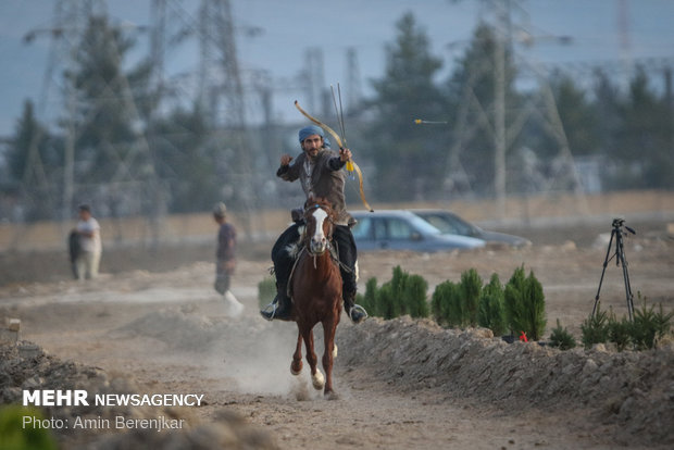 Intl. horseback archery championship in Shiraz 