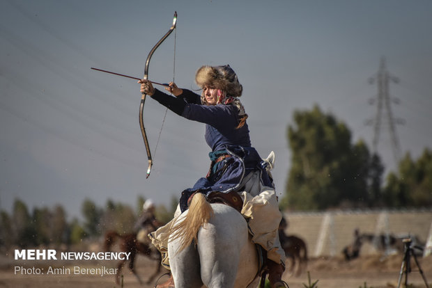 Intl. horseback archery championship in Shiraz 