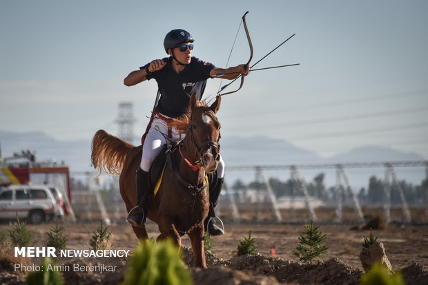 Intl. horseback archery championship in Shiraz 