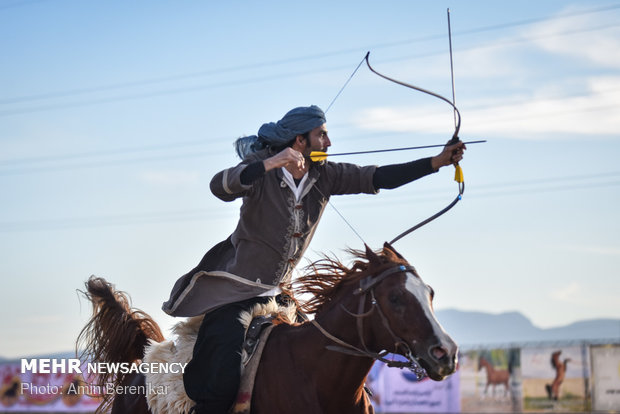 Intl. horseback archery championship in Shiraz 