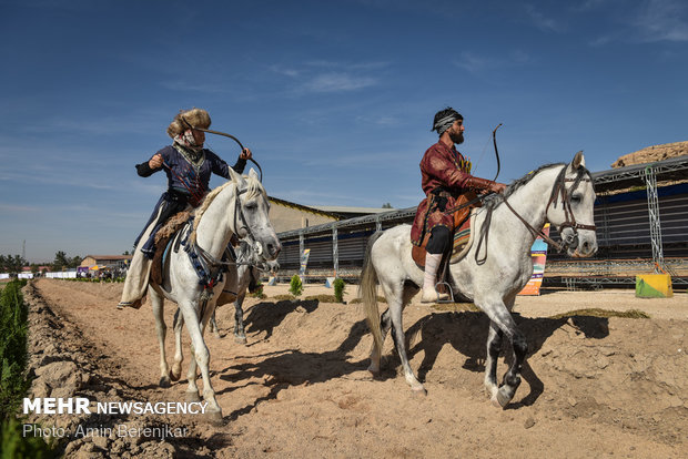 Intl. horseback archery championship in Shiraz 