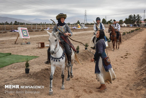 Intl. horseback archery championship in Shiraz 