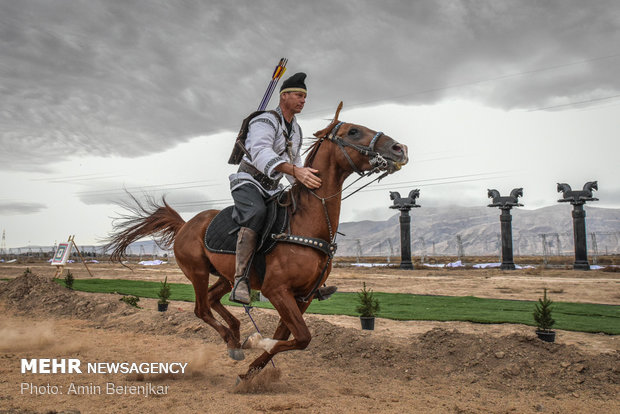 Intl. horseback archery championship in Shiraz 