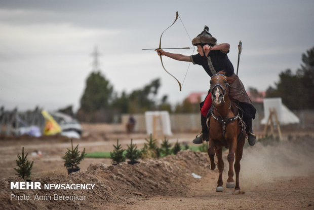 Intl. horseback archery championship in Shiraz 