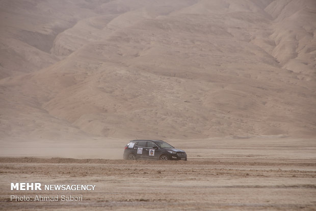 ‘Silk Road’ car racing in Semnan prov. 