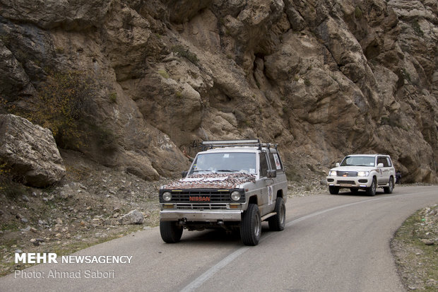 ‘Silk Road’ car racing in Semnan prov. 