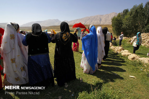 Traditional wedding ceremony in Bakhtiari tribe