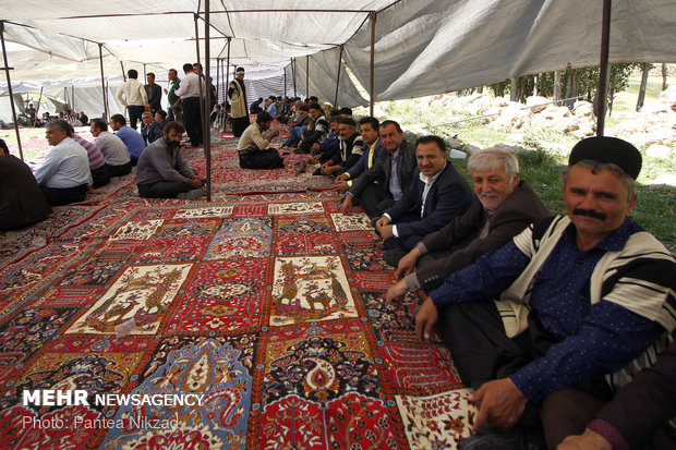 Traditional wedding ceremony in Bakhtiari tribe