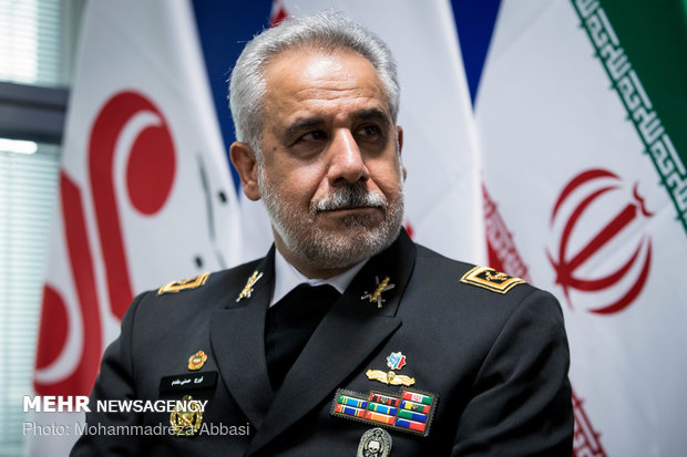 Deputy navy commander tours Mehr News HQ