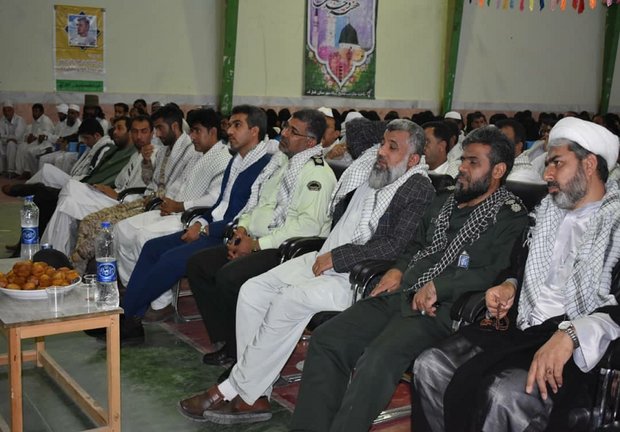 جشن وحدت در جنوبی ترین نقطه سیستان و بلوچستان برگزار شد
