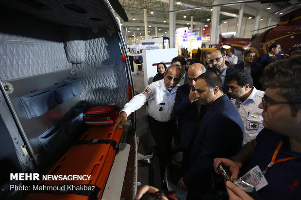 افتتاح نهمین نمایشگاه بین المللی هوایی ایران در کیش