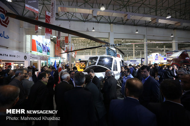 افتتاح نهمین نمایشگاه بین المللی هوایی ایران در کیش