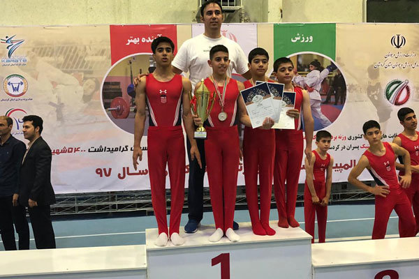 تیم تهران قهرمان مسابقات ژیمناستیک استعدادهای برتر شد