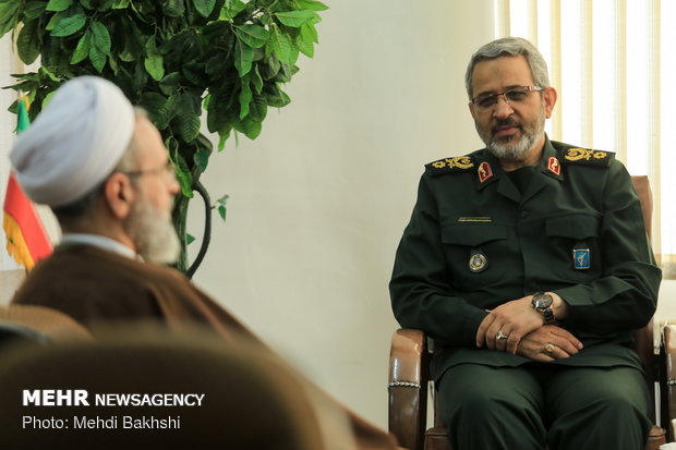 دیدار رئیس سازمان بسیج مستضعفین با مراجع قم