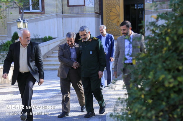 دیدار رئیس سازمان بسیج مستضعفین با مراجع قم