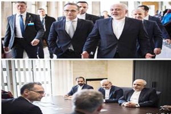 FM Zarif, German counterpart discuss issues of mutual interest in Geneva