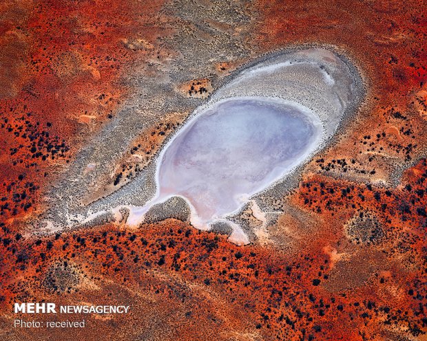 دریاچه های نمک در غرب استرالیا‎