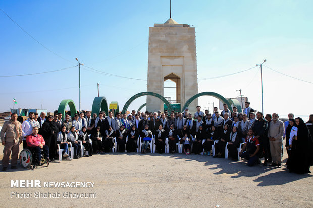 بازدید مدال آوران از مناطق جنوب